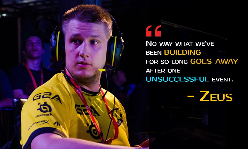 "No roster change in our squad after losing": Zeus » TalkEsport