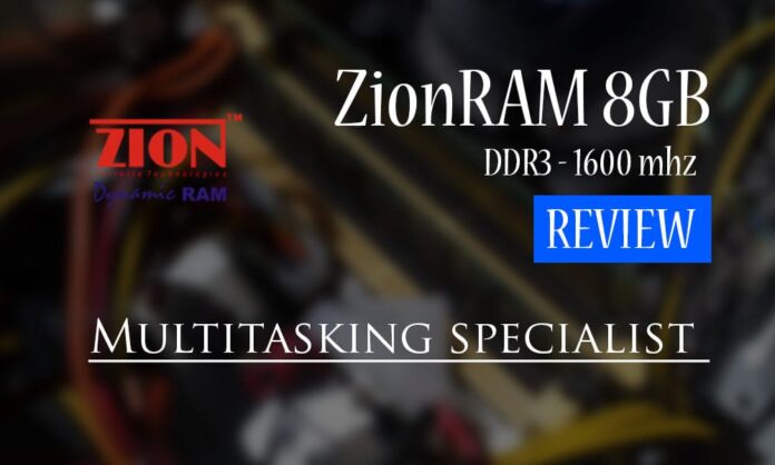 ZionRAM 8GB DDR3