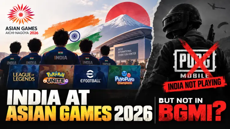 India esports at the Asian Games 2026: a sport on paper, a mobile scene left at home