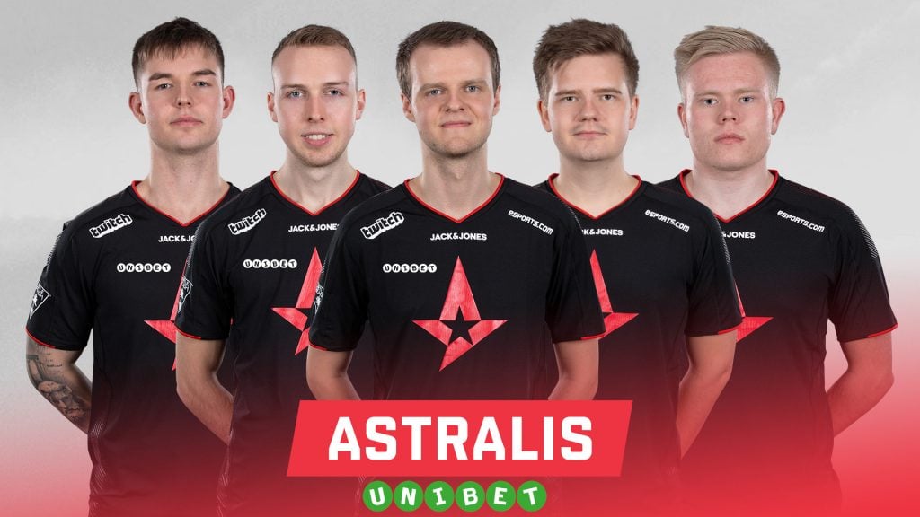 Unibet joins Astralis as sponsors in a new 2 year contract