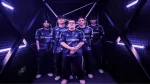 100 Thieves players celebrating their victory against FUT Esports at VCT Masters Shanghai.