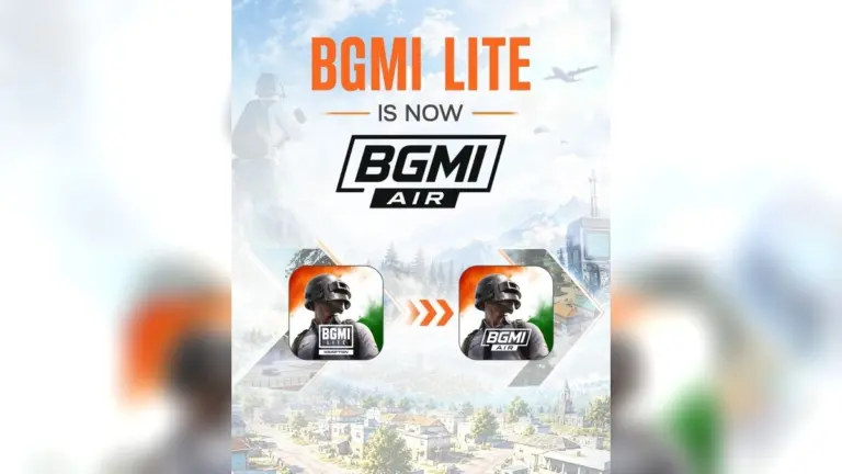 BGMI Lite Renamed BGMI Air: New Name, Launch and Details