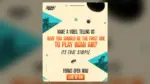 Official BGMI Air poster asking players to make a video on why they should be the first to play BGMI Air, with closed beta forms open now