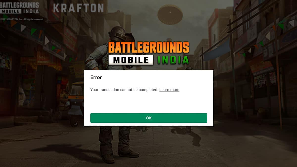BGMI In Game Purchases Blocked amid Ban In Country