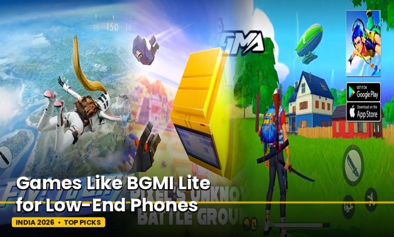 Best games like BGMI Lite for low-end phones in India (2026)