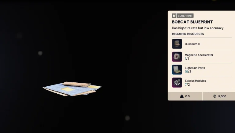 Where to Get Bobcat Blueprint in Arc Raiders?