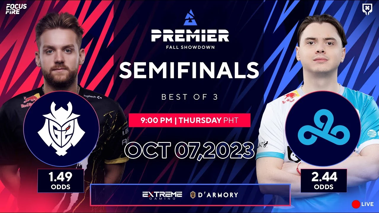 Cloud9 Dominates G2 in Blast Fall Showdown Semifinals