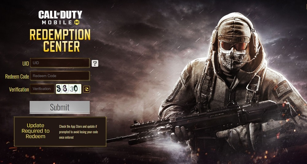 Call of Duty Mobile redeem code for December 2020 » TalkEsport