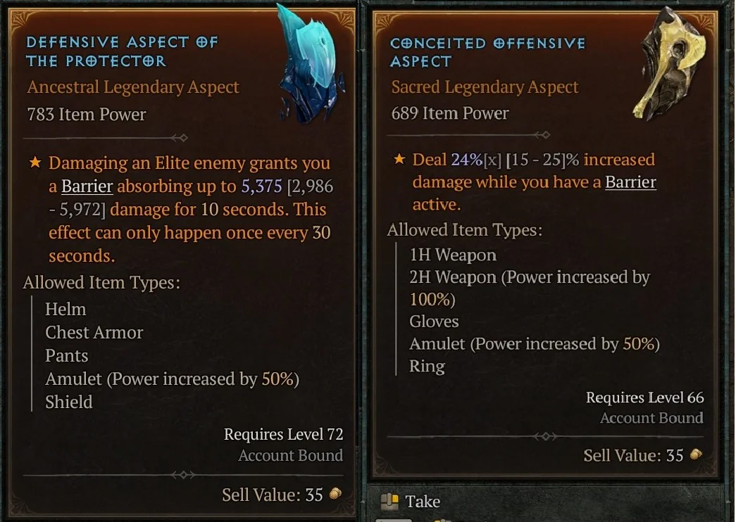 How to Get the Conceited Aspect in Diablo 4?