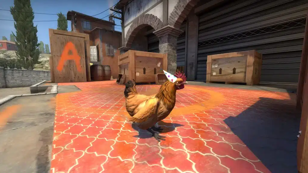 csgo chicken party hat