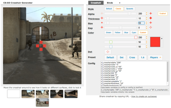 csgo crosshair generator