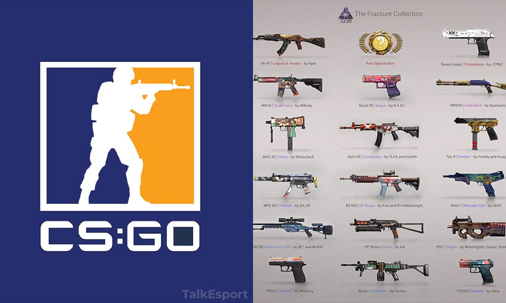 CSGO Update Brings Fracture case, adds 17 new weapon skins » TalkEsport