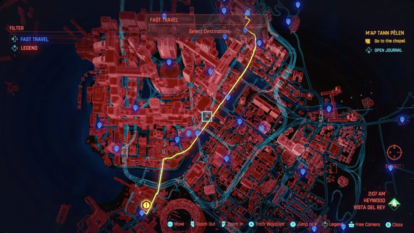How to Fast Travel in Cyberpunk 2077?