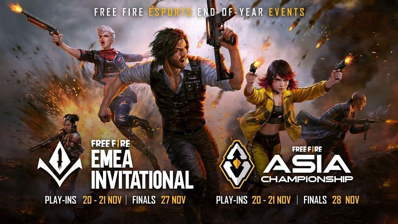 Free Fire announces FFAC 2021 and EMEA Invitational 2021 to be held on November 21