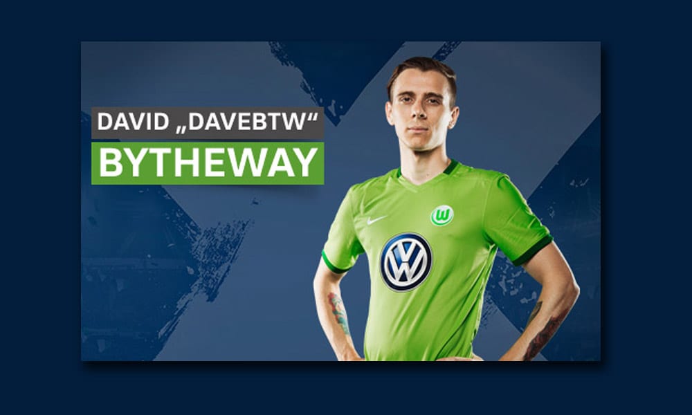 Introducing David Bytheway, the FIFA gamer signed by Football Club Wolfsburg