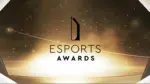 Esports Awards 2026 nominees list graphic with the Miami ceremony date