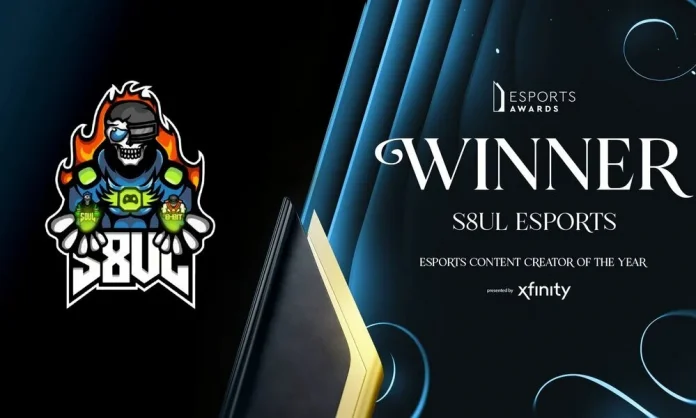 S8UL Esports Wins Content Creator of the Year Award at the Esports Award 2023
