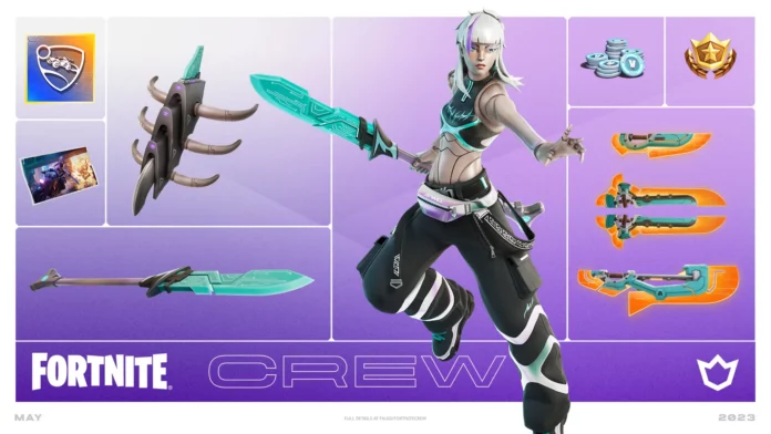 Get a sneak peek into Fortnite Crew's June 2023 pack featuring the Styx skin, exclusive rewards, Battle Pass details, pricing, and more. Unveiling the perks of Fortnite Crew membership!