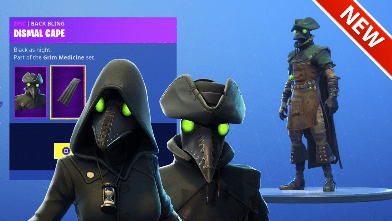 Fortnite Plague Doctor Skin Back in The Store After 3 Years