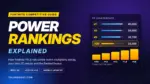 Fortnite Power Rankings leaderboard showing player PR ratings by region