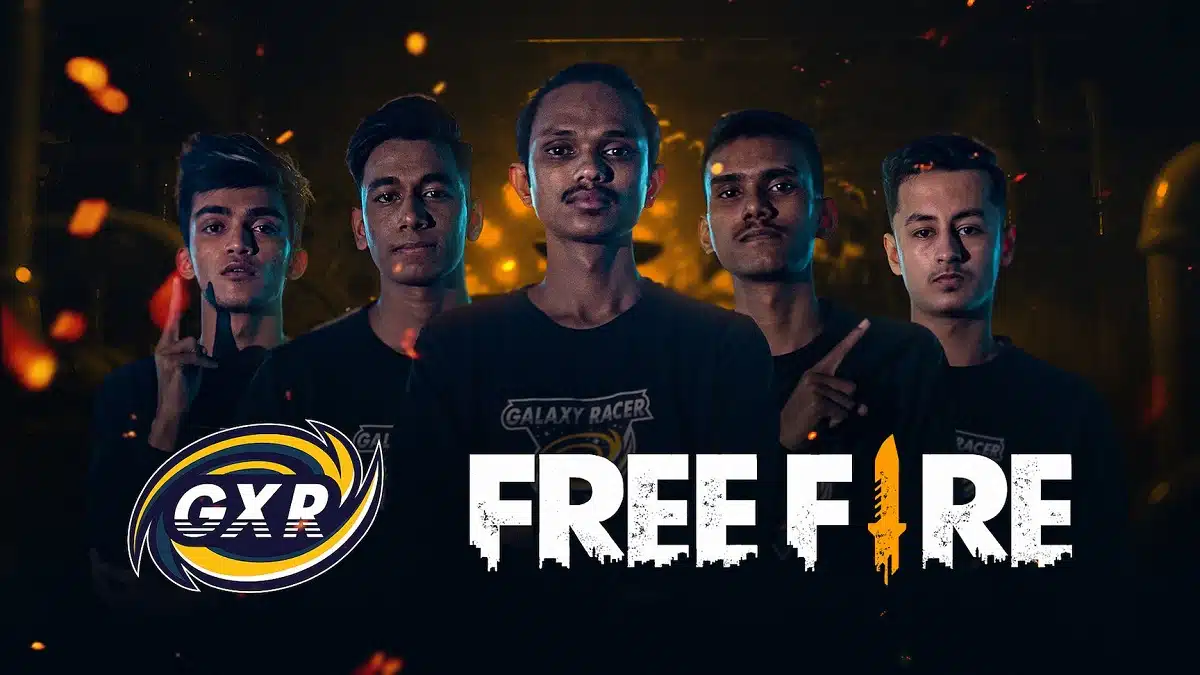 Galaxy Racer signs Free Fire Team