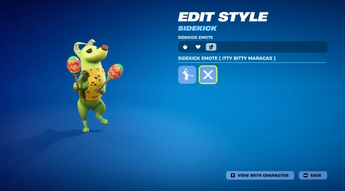 how to use sidekick emote fortnite