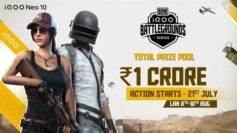 iQOO Announces Its Biggest BGMI LAN Event iQOO Battlegrounds Series With INR 1 Crore Prize Pool