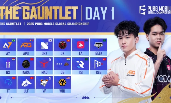 Live PMGC 2025 Points Table Day 1 Gauntlet Stage: Check PMGC Standings Here