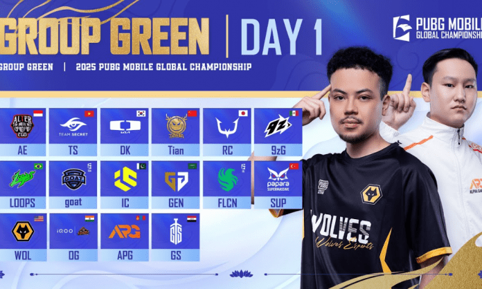 PMGC 2025 Group Green Day 1: Match Timings, Teams, Maps, Where to Watch, and More