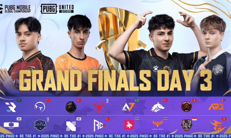 PMGC 2025 Grand Finals Day 3: Match Timings, Smash Rule, Points Table, and More