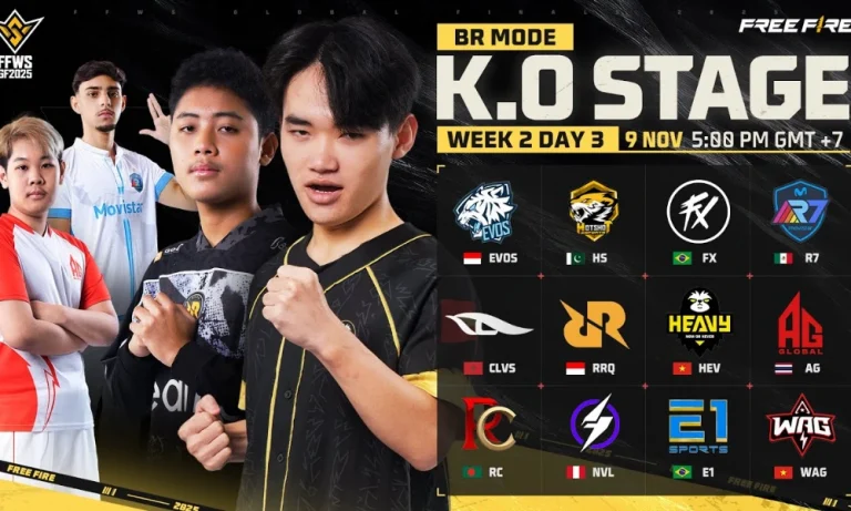 FFWS 2025 Global Finals Live Points Table Knockout Day 6: Check FFWS Standings Here