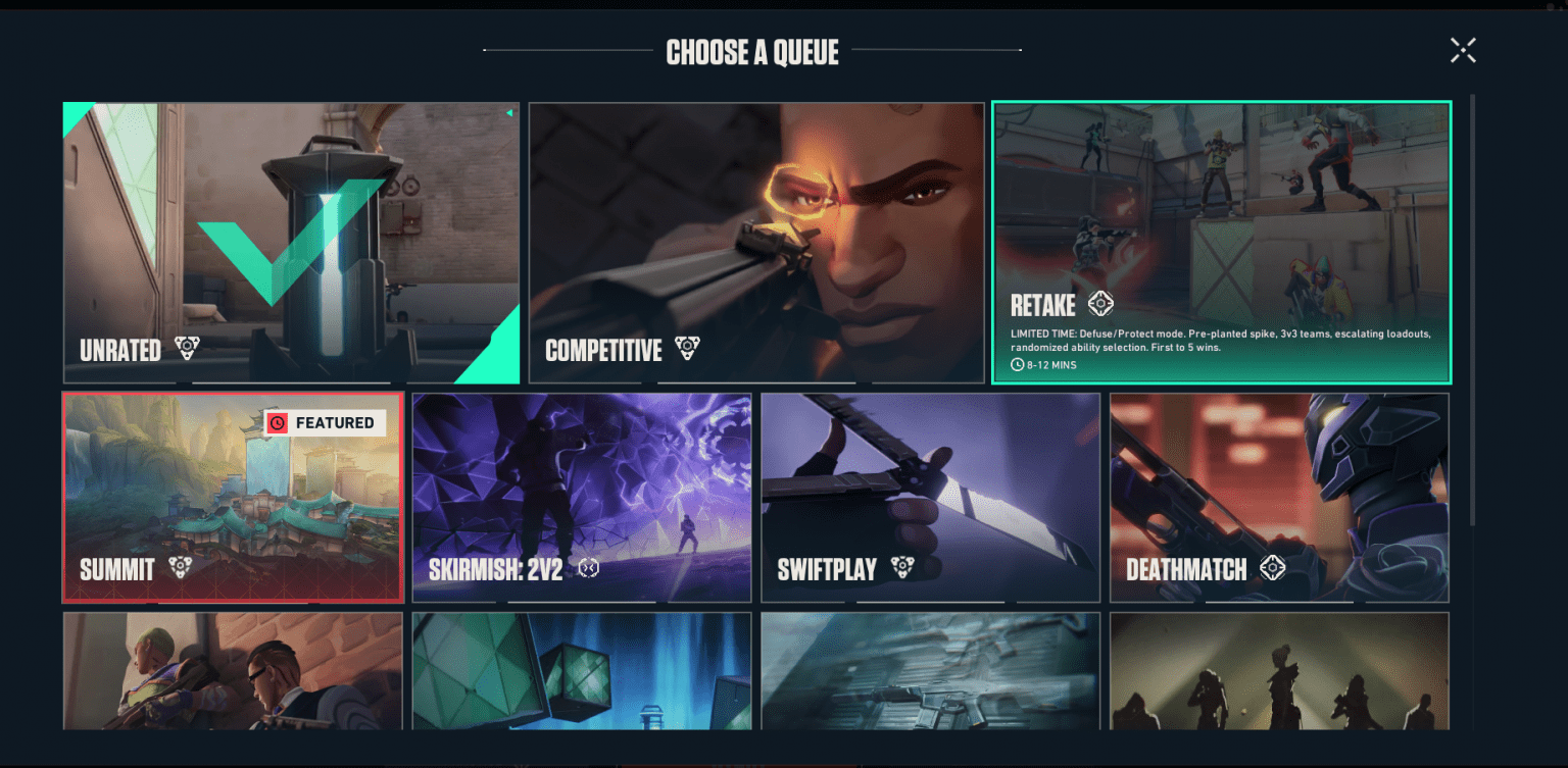 How To Play Retake Mode In Valorant Image 1084 1536x753 