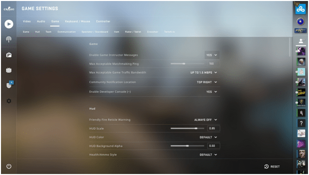 Guide To Enable The Fps Counter And Other Parameters In Cs Go Talkesport