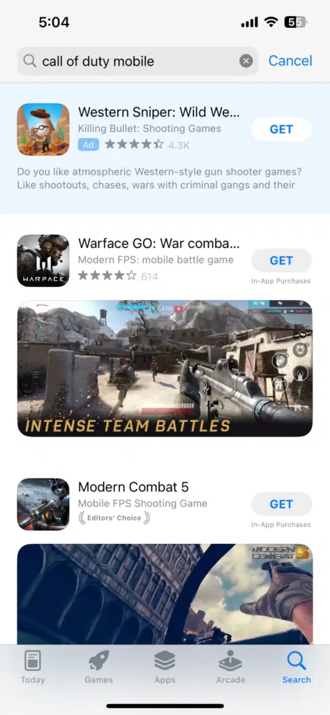 COD Mobile Disappears From Apple App Store Worldwide