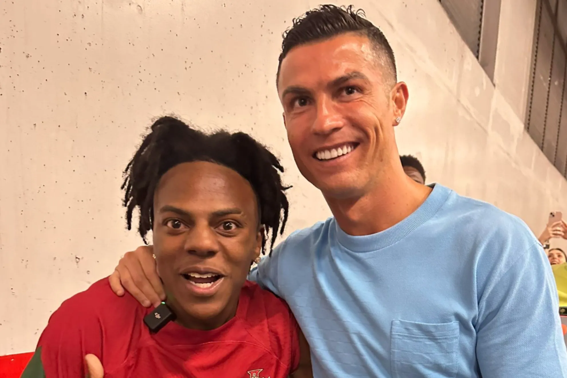 IShowSpeed Reacts to Cristiano Ronaldo Passing Him on YouTube