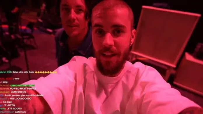 justin beiber twitch