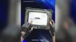 KRAFTON India Esports PC esports teaser showing a rugged tablet loading a map of India with PUBG Esports branding