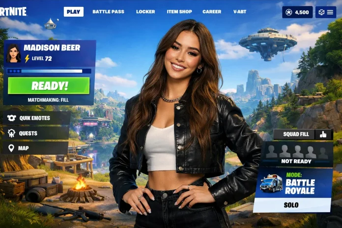 Madison Beer urged Epic Games for a Fortnite Icon Series skin during a Hot Ones appearance, saying “Let’s get serious” and criticizing recent game changes. Fans are now supporting her request.