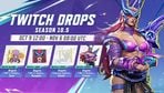 All four Marvel Rivals Season 10.5 Twitch Drops rewards: Angela spray, nameplate, emote and costume