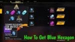 How to get Blue Hexagon token in Free Fire