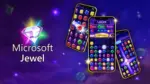 Microsoft Jewel match-3 game on a phone with Xbox Game Pass perks