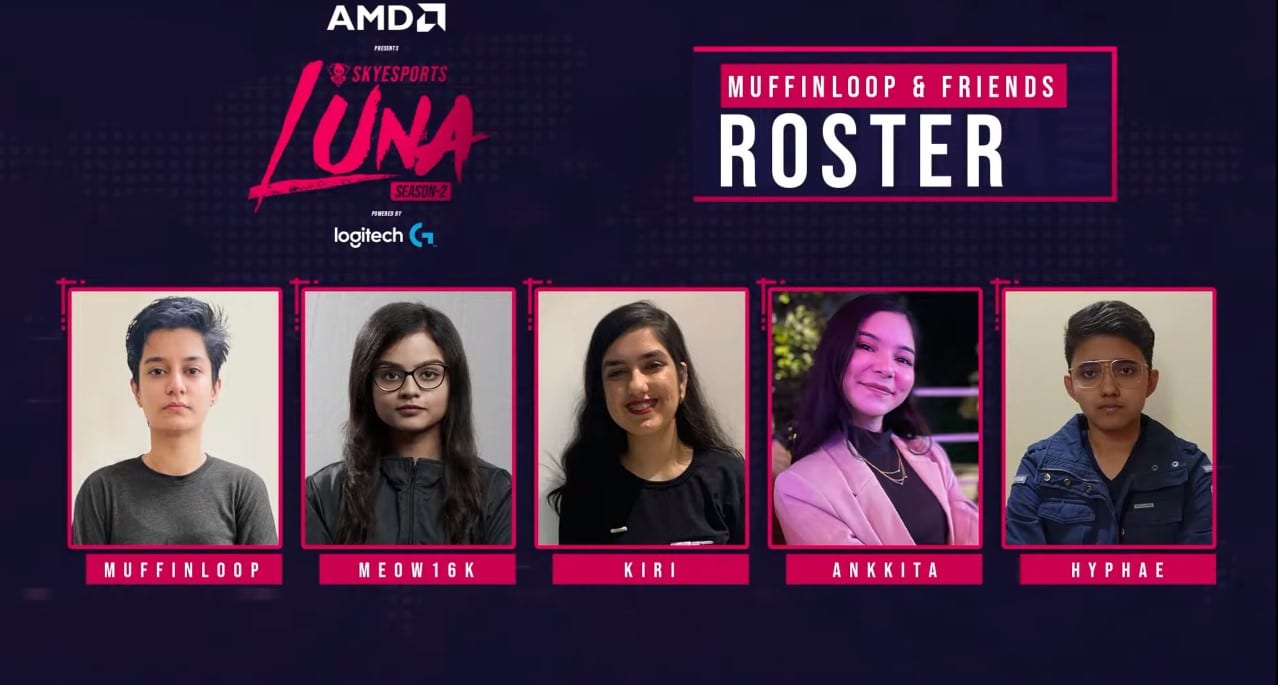 Muffinloop and Friends win all-female Valorant tournament, AMD Skyesports Luna Season 2