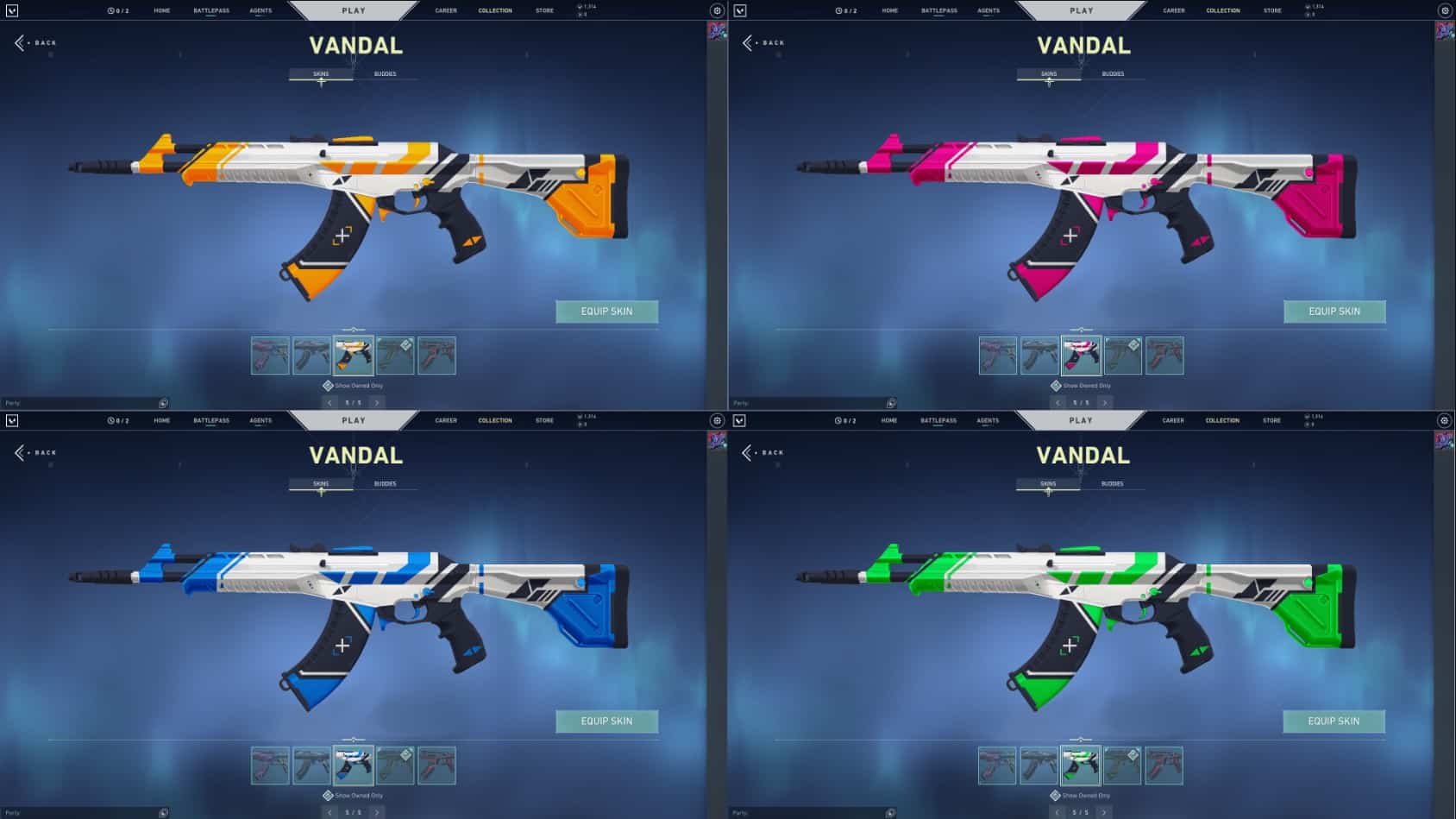 Fan Puts CSGO Skins on Valorant Guns and They Look Stunning