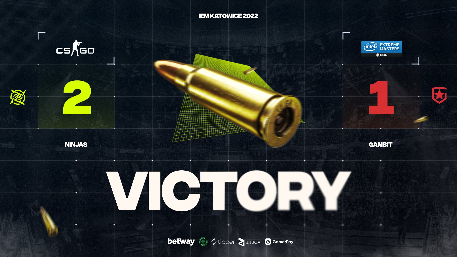 NiP Upset Gambit in IEM Katowice 2022 Opener