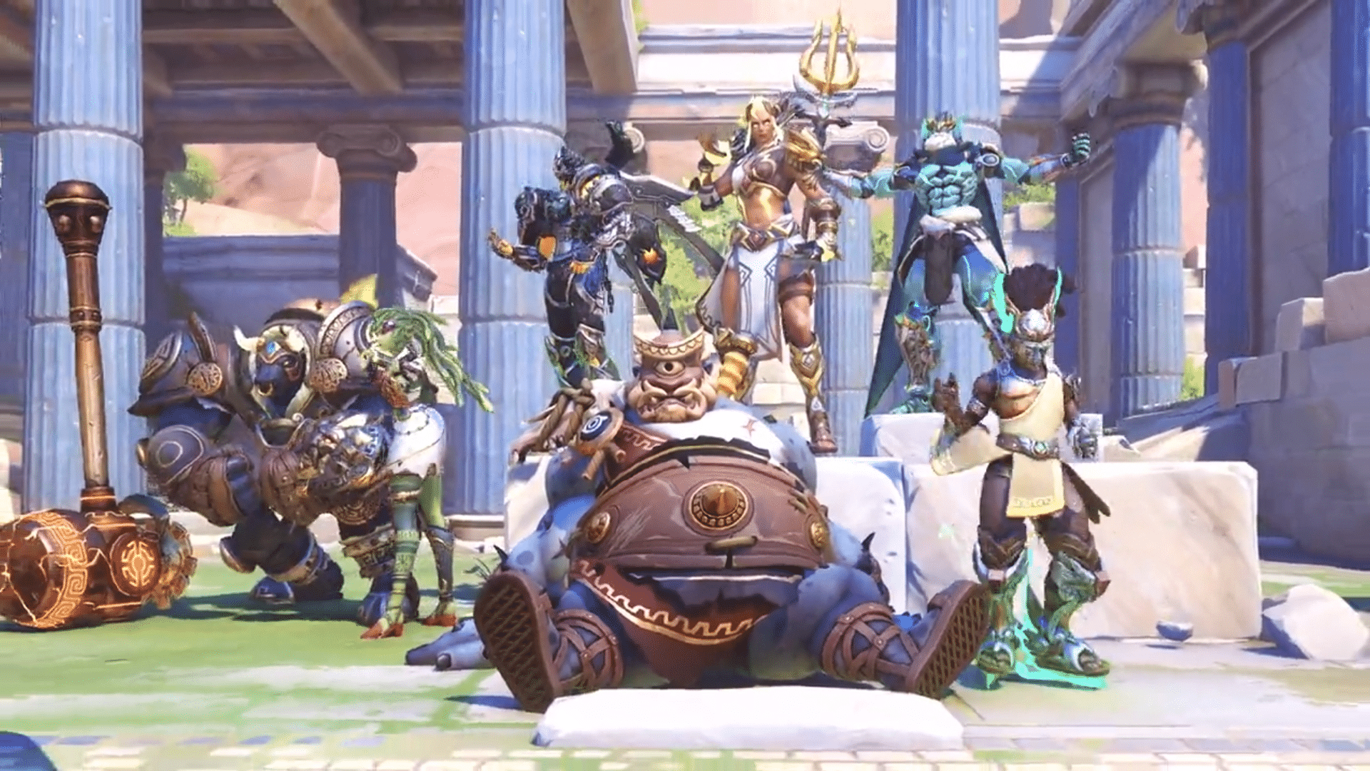 How to check the Battle for Olympus leaderboard in Overwatch 2?