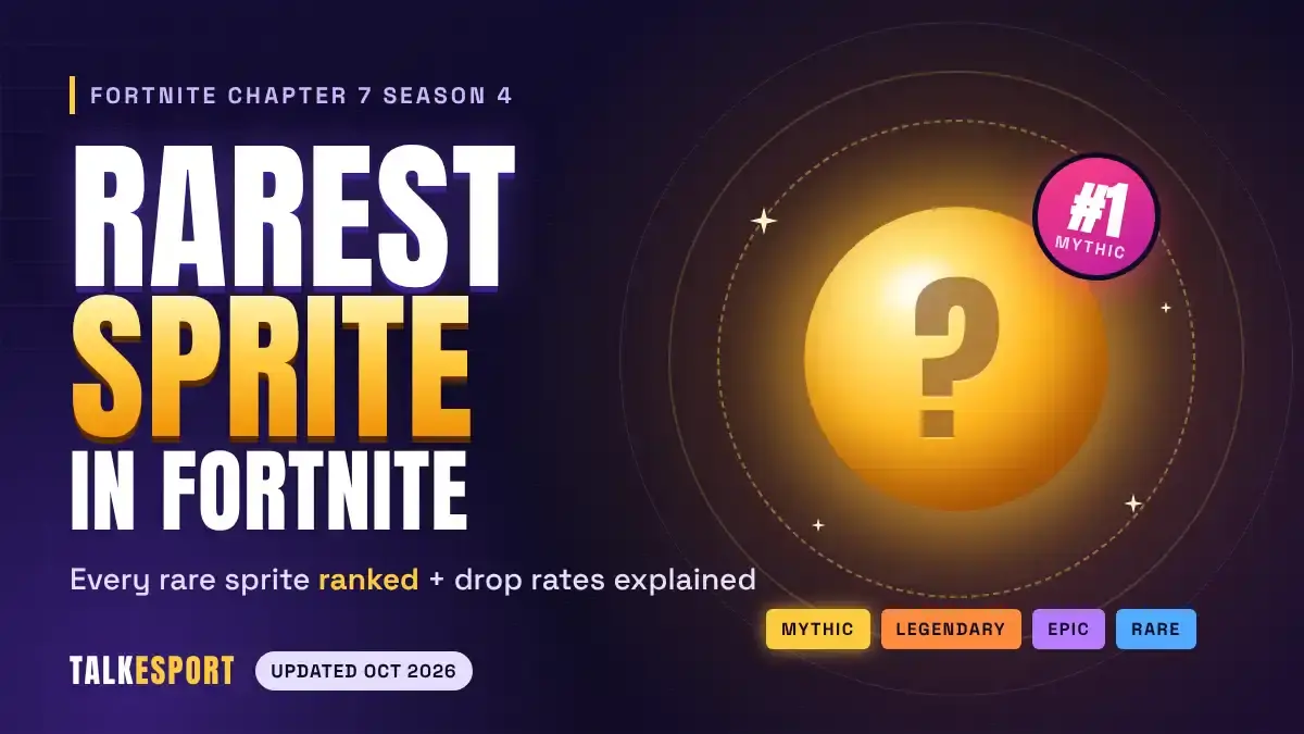 Rarest Sprite in Fortnite: All Rare Sprites Ranked (C7S4)