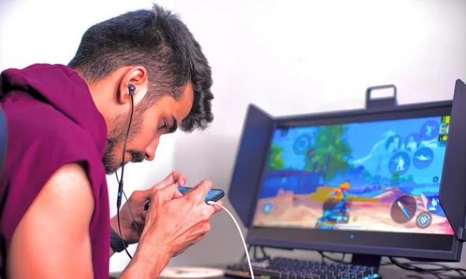 Image of BGMI pro player Snax during a live stream, discussing the realities of esports salaries and offering advice to aspiring players in the competitive gaming scene