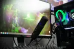 Streamer setup for hosting an interactive esports tournament watch party