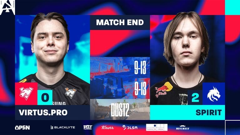 Team Spirit Beats Virtus.pro 2-0 at BLAST Open Lisbon 2025
