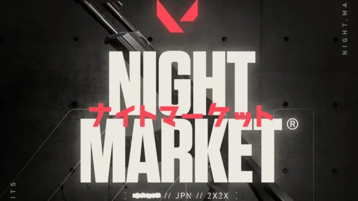 Screenshot of VALORANT's Night Market interface, showcasing the anticipation for exclusive skin deals in the upcoming event